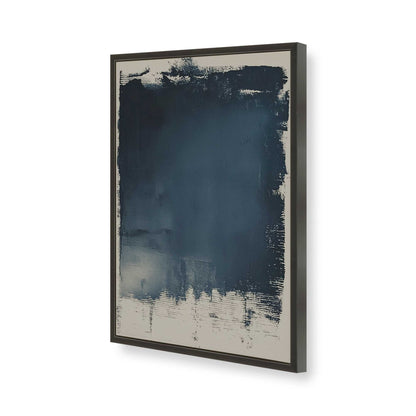 [Color:Satin Black], Picture of art in a Satin Black frame of the corner
