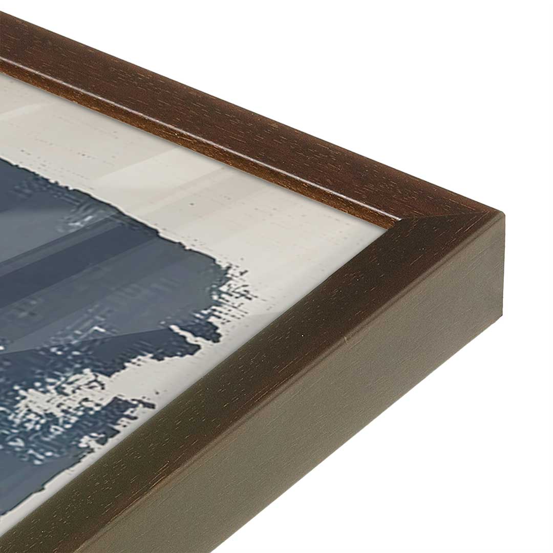 [Color:Belvinder Brown], Picture of art in a Belvinder Brown frame at an angle