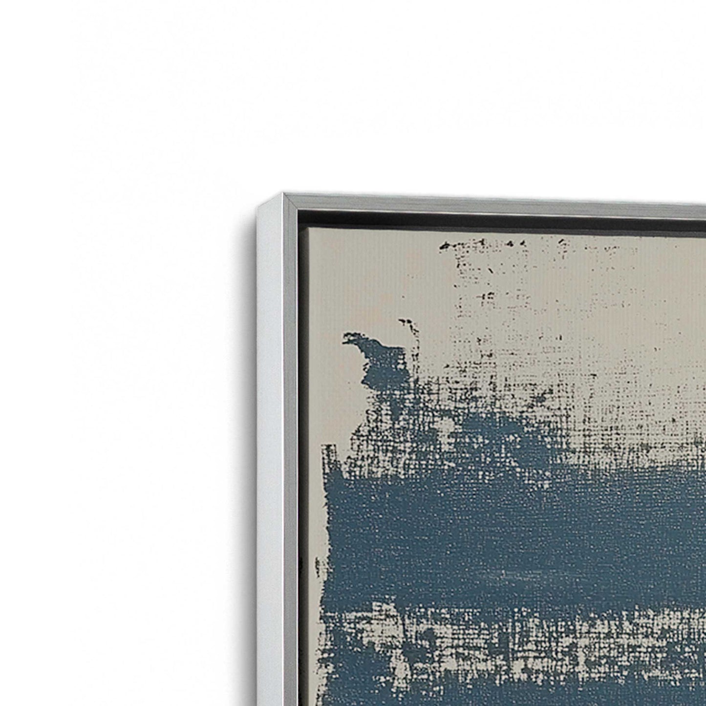 [Color:Polished Chrome], Picture of art in a Polished Chrome frame at an angle