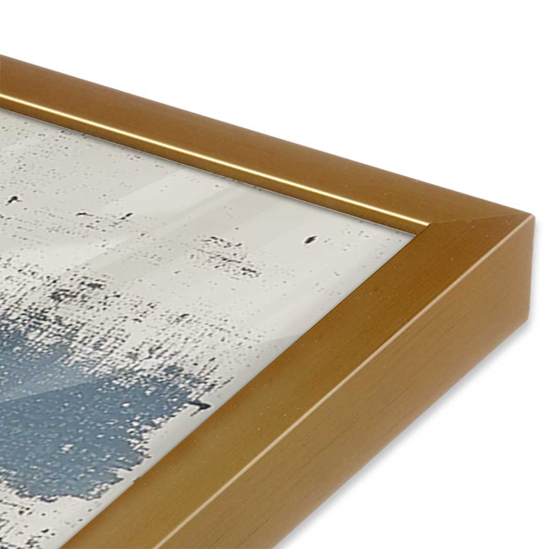 [Color:Polished Gold], Picture of art in a Polished Gold frame at an angle