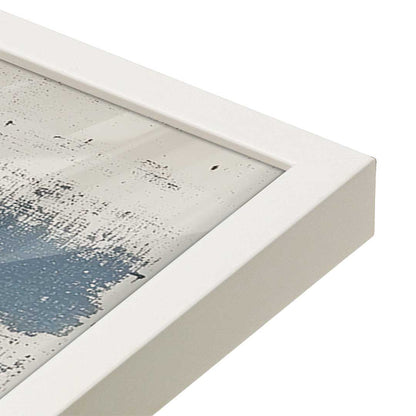 [Color:Opaque White], Picture of art in a Opaque White frame at an angle