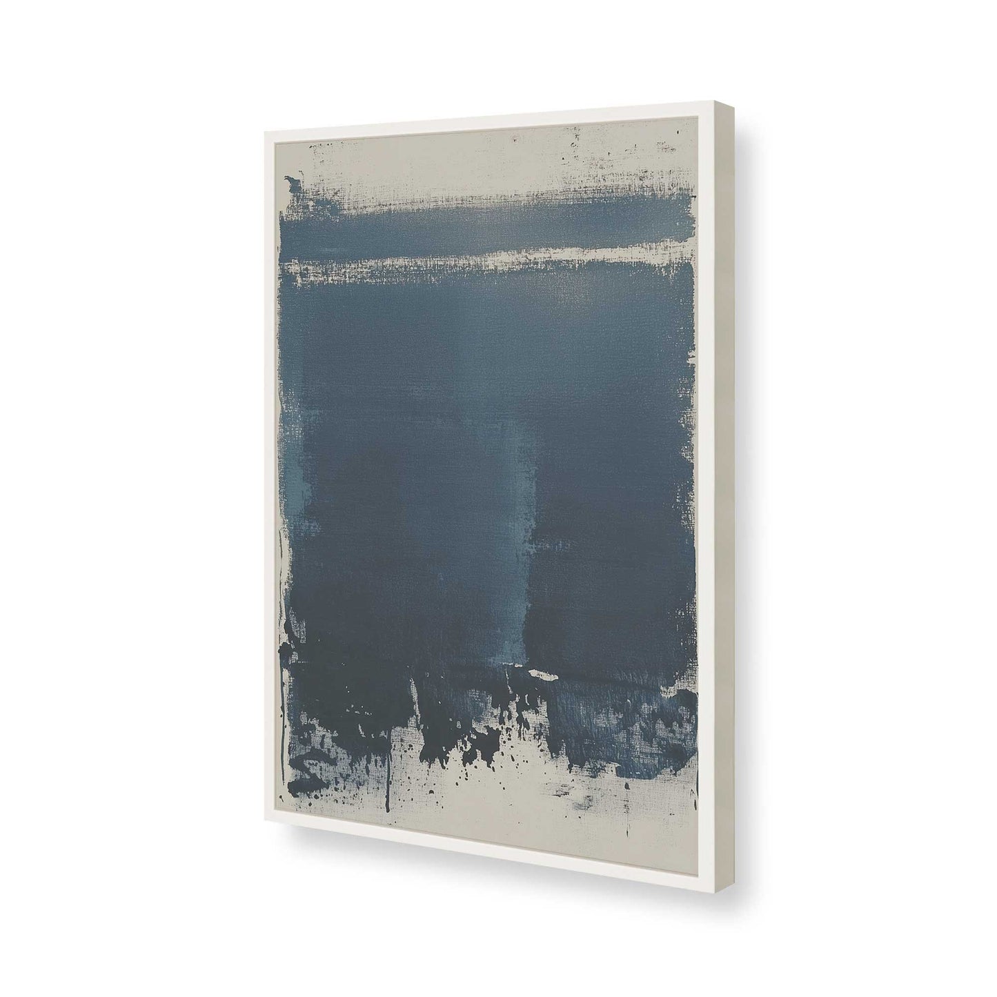 [Color:Opaque White], Picture of art in a Opaque White frame of the corner