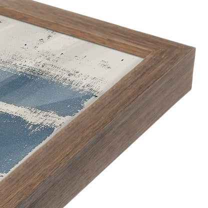 [Color:Walnut], Picture of art in a Walnut frame at an angle
