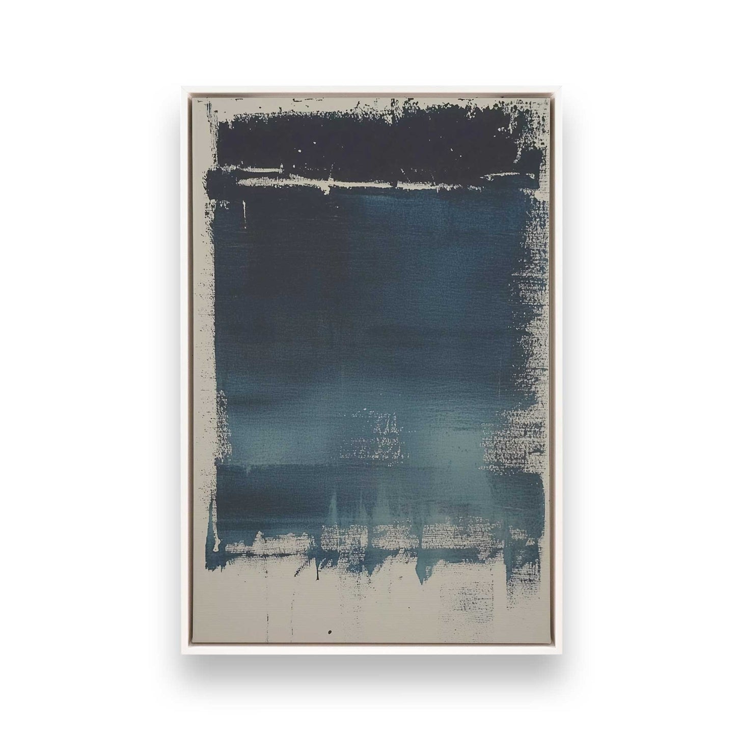 [Color:Opaque White], Picture of art in a White frame