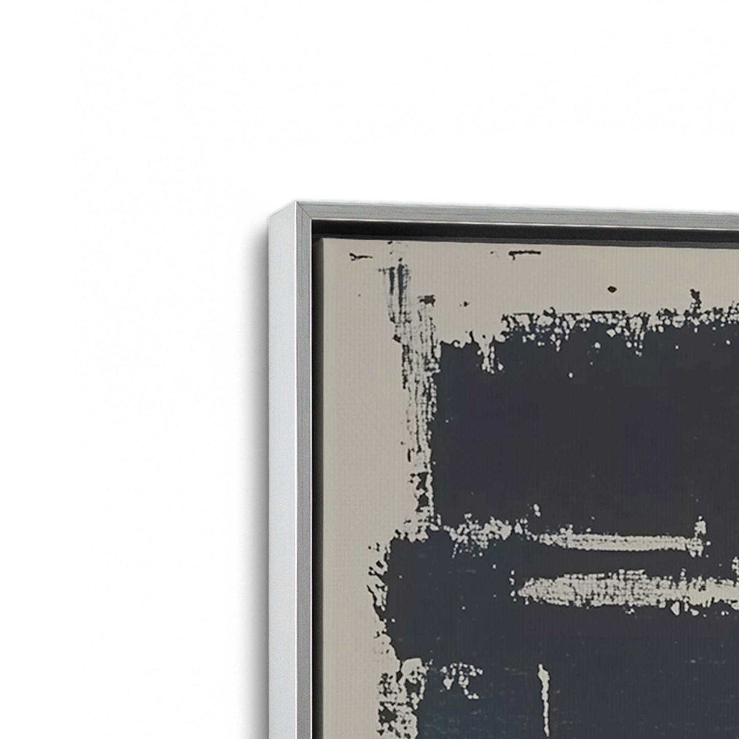 [Color:Polished Chrome], Picture of art in a Polished Chrome frame at an angle