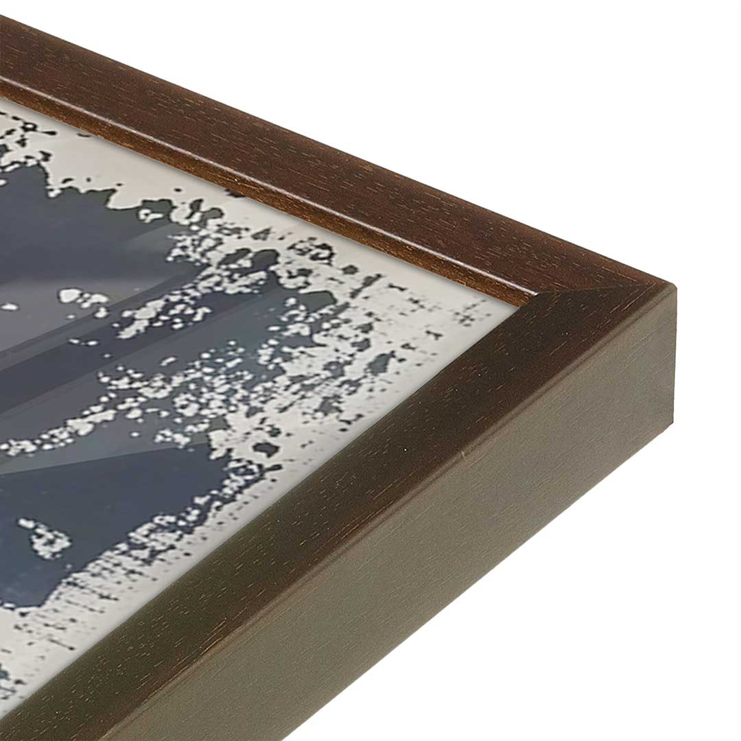 [Color:Belvinder Brown], Picture of art in a Belvinder Brown frame at an angle