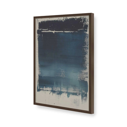 [Color:Brown], Picture of art in a Brown frame of the corner