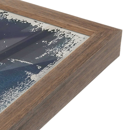 [Color:Walnut], Picture of art in a Walnut frame at an angle