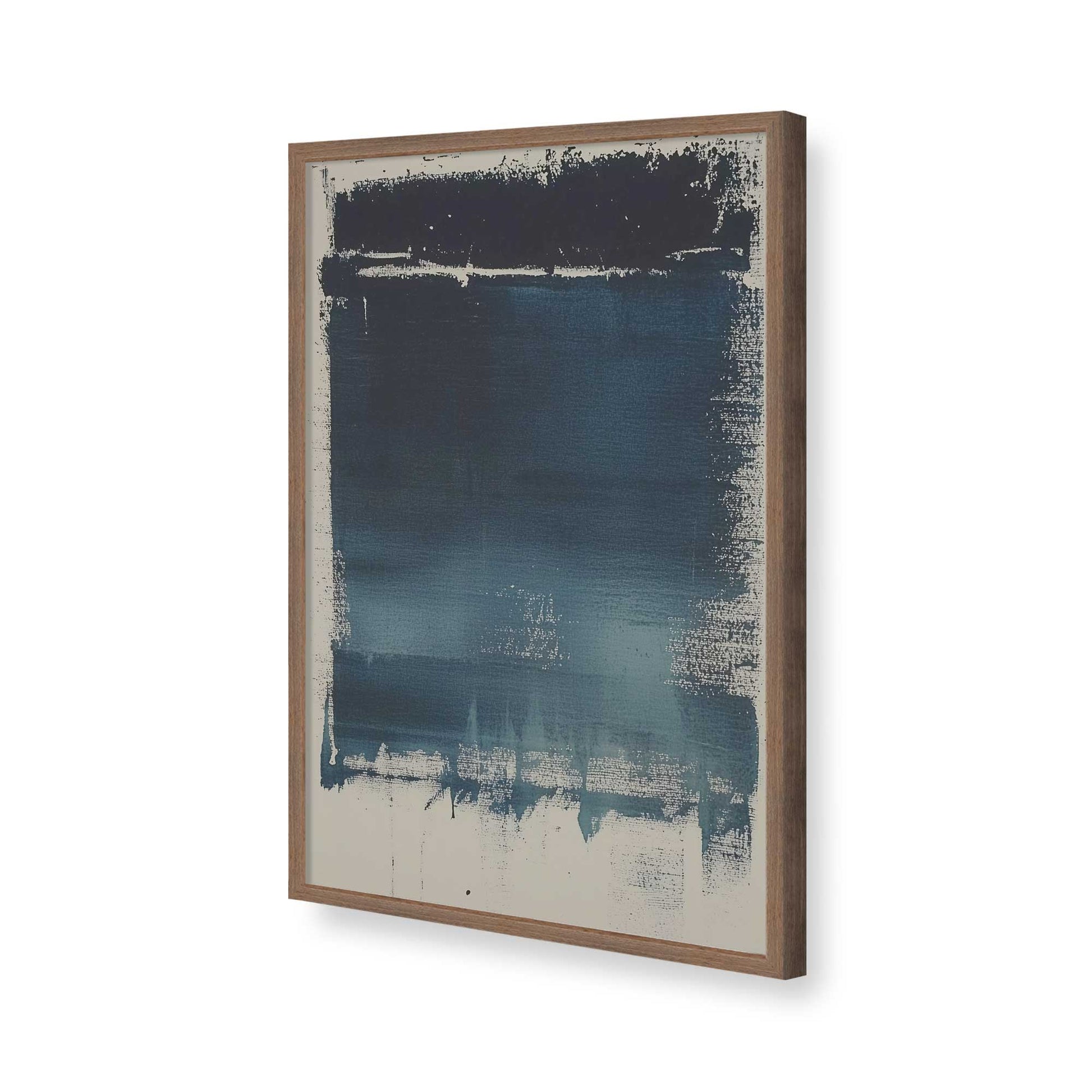 [Color:Walnut], Picture of art in a Walnut frame of the corner