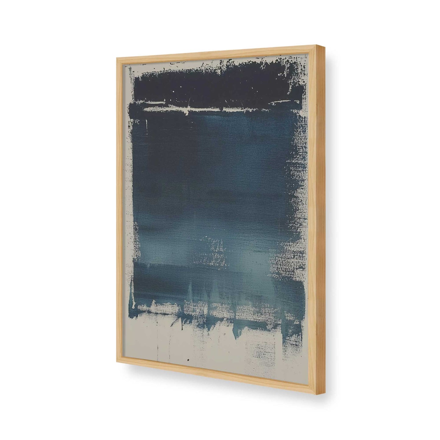 [Color:American Maple], Picture of art in a American Maple frame of the corner