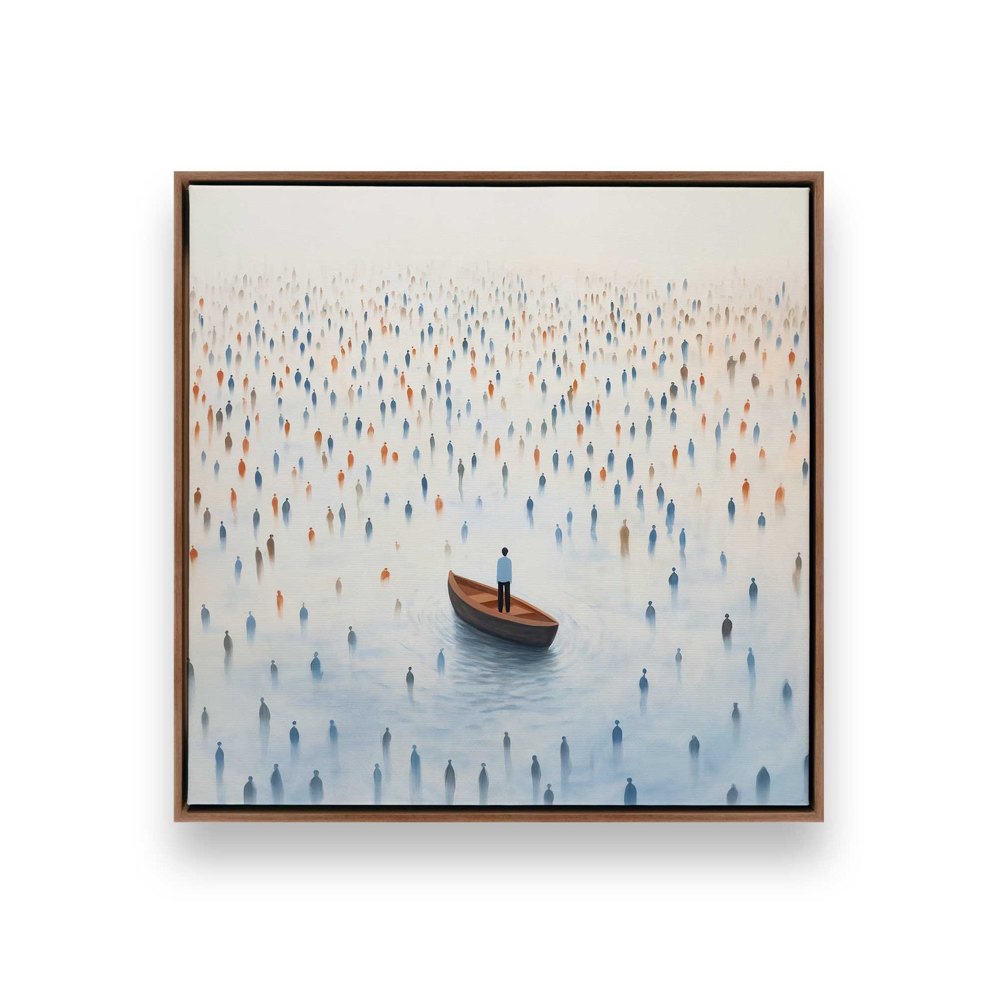 [Color:Walnut], Picture of art in a Walnut frame
