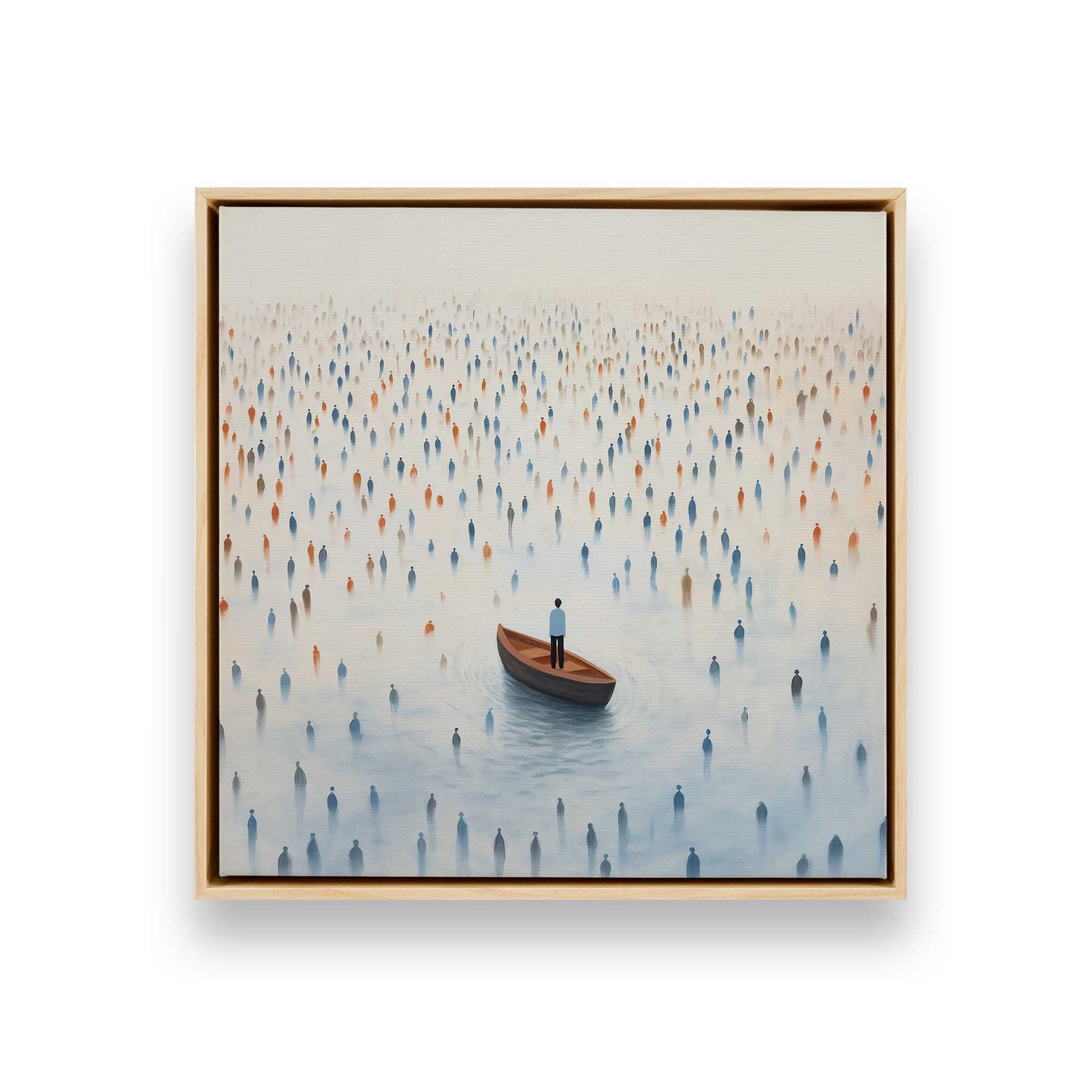 [Color:American Maple], Picture of art in a American Maple frame