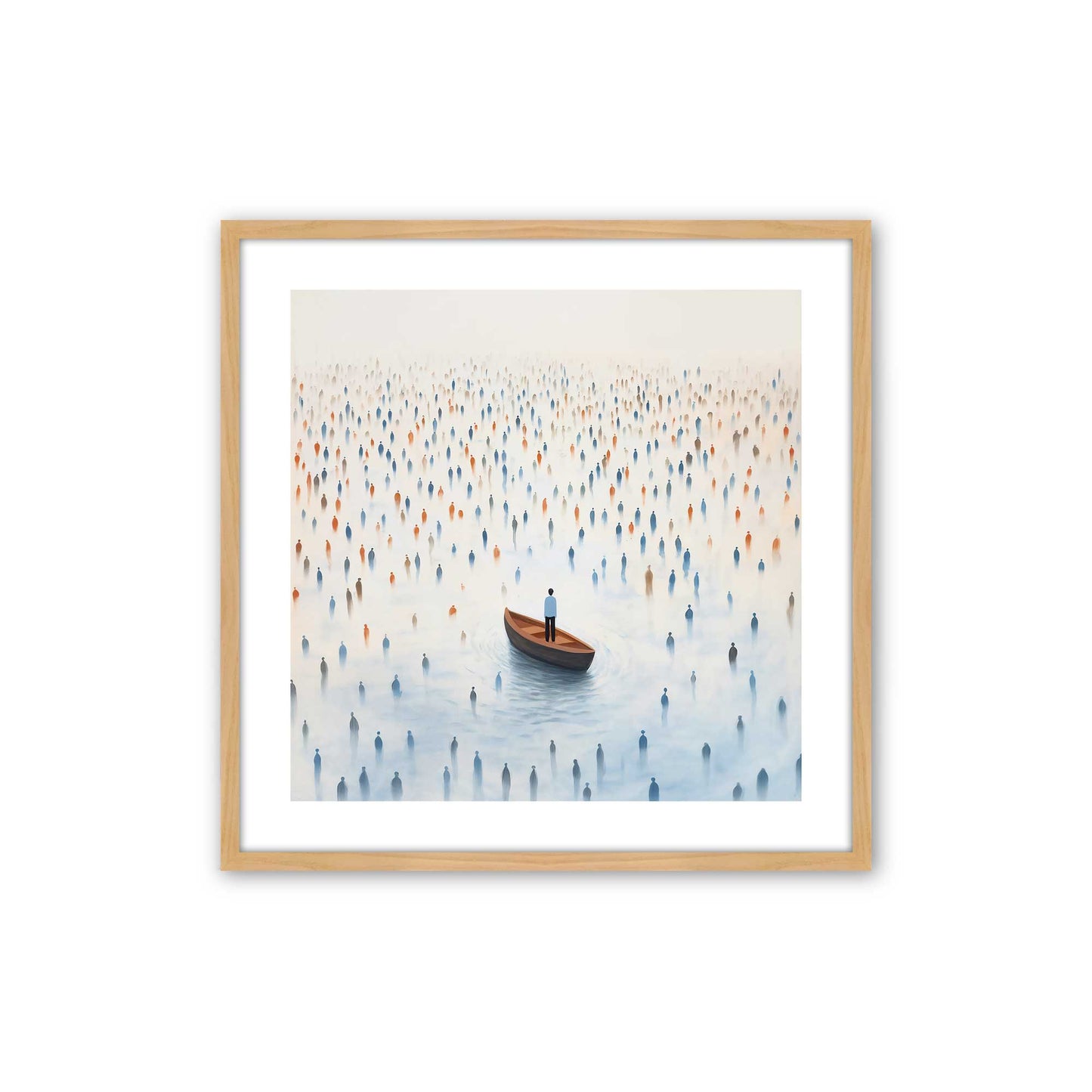 [Color:American Maple], Picture of art in a American Maple frame