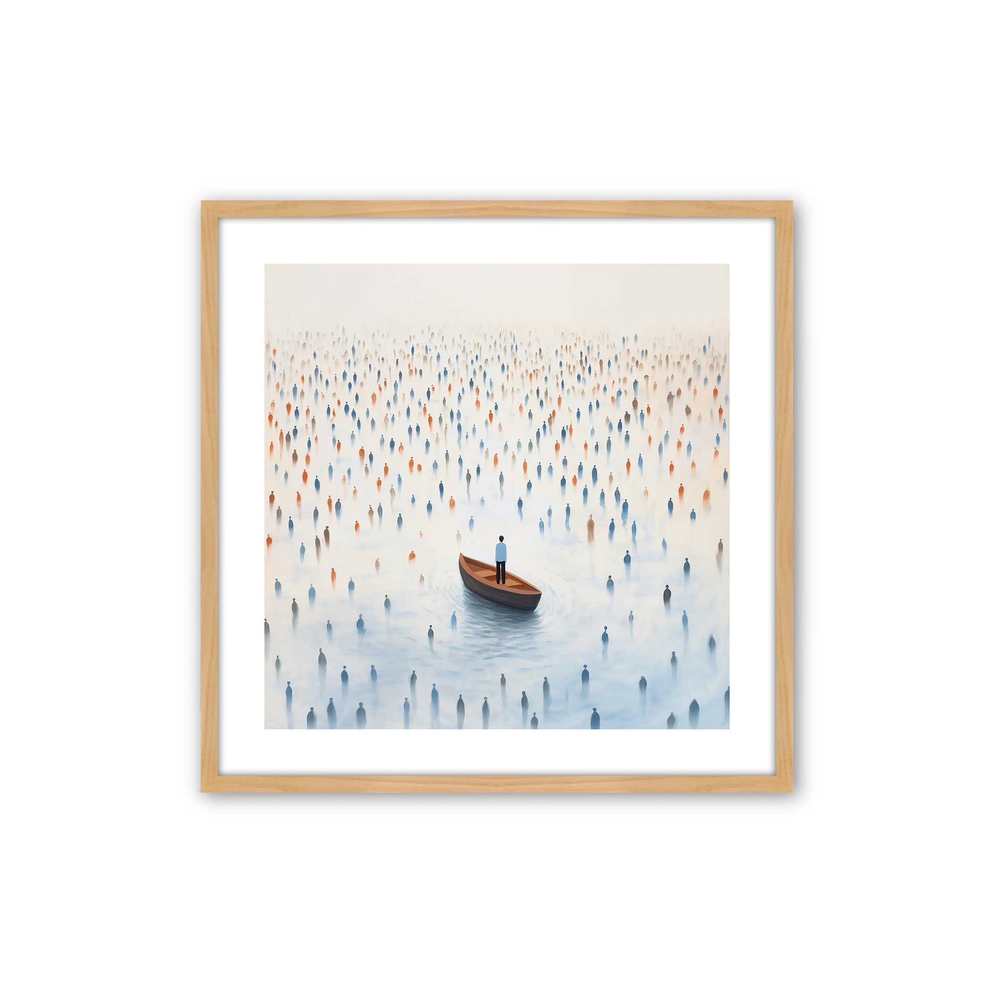 [Color:American Maple], Picture of art in a American Maple frame
