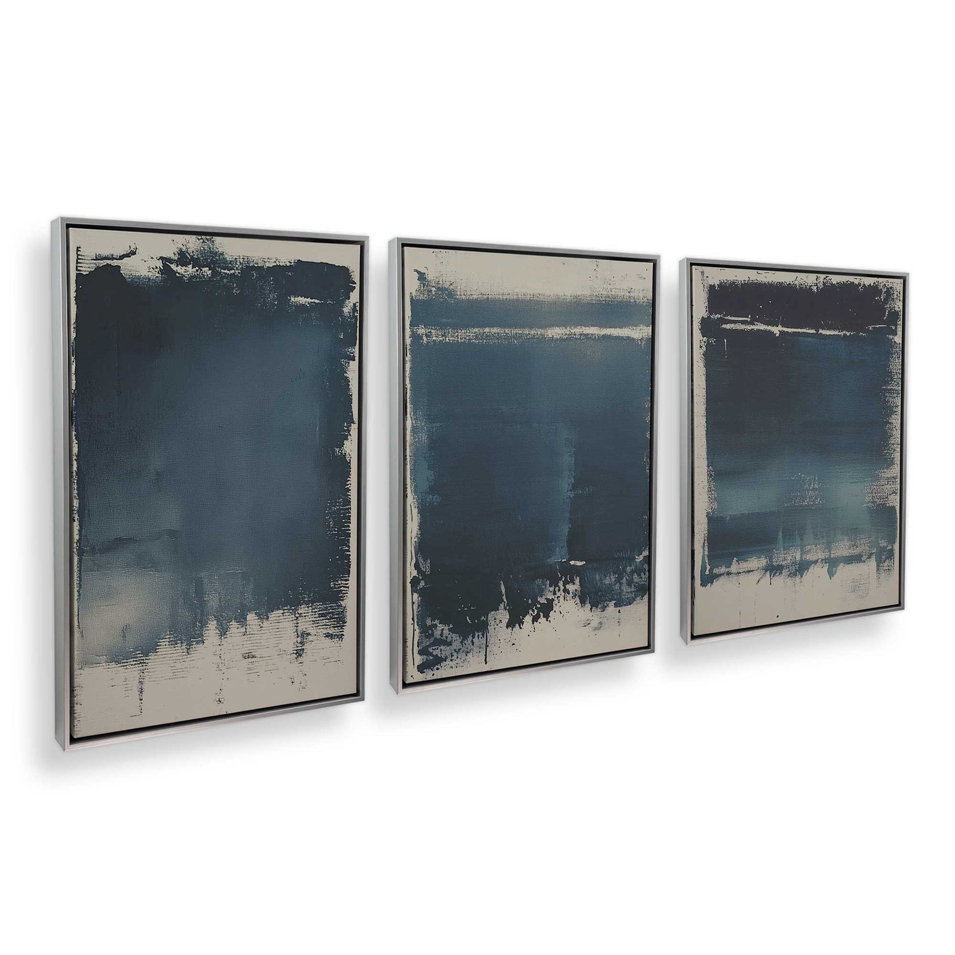 [Color:Polished Chrome], Picture of art in a Polished Chrome frame at an angle