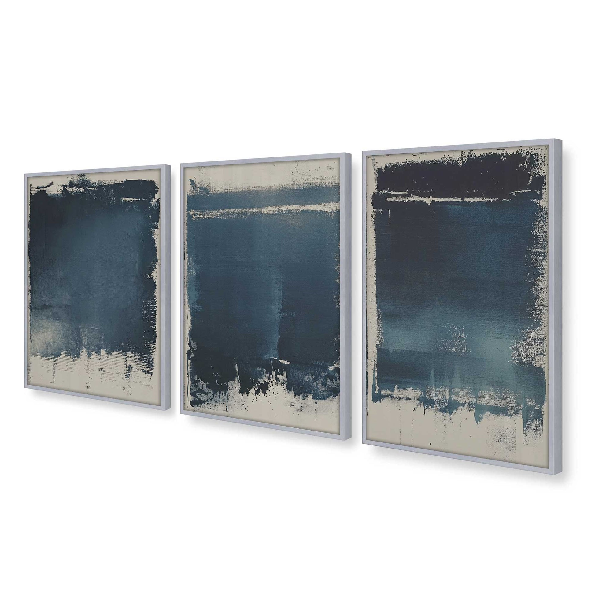 [Color:Polished Chrome], Picture of art in a Polished Chrome frame at an angle