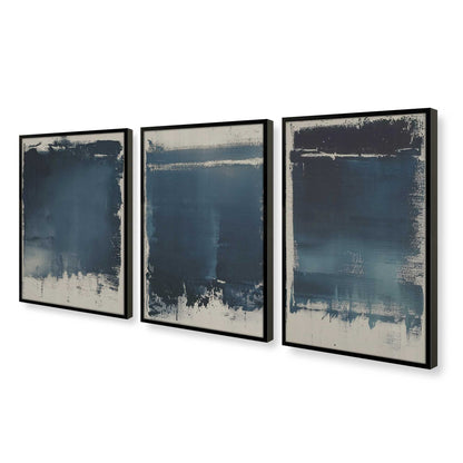 [Color:Satin Black], Picture of art in a Satin Black frame at an angle