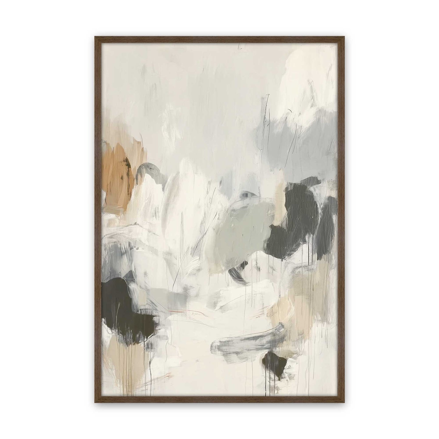 [Color:Walnut], Picture of art in a Walnut frame
