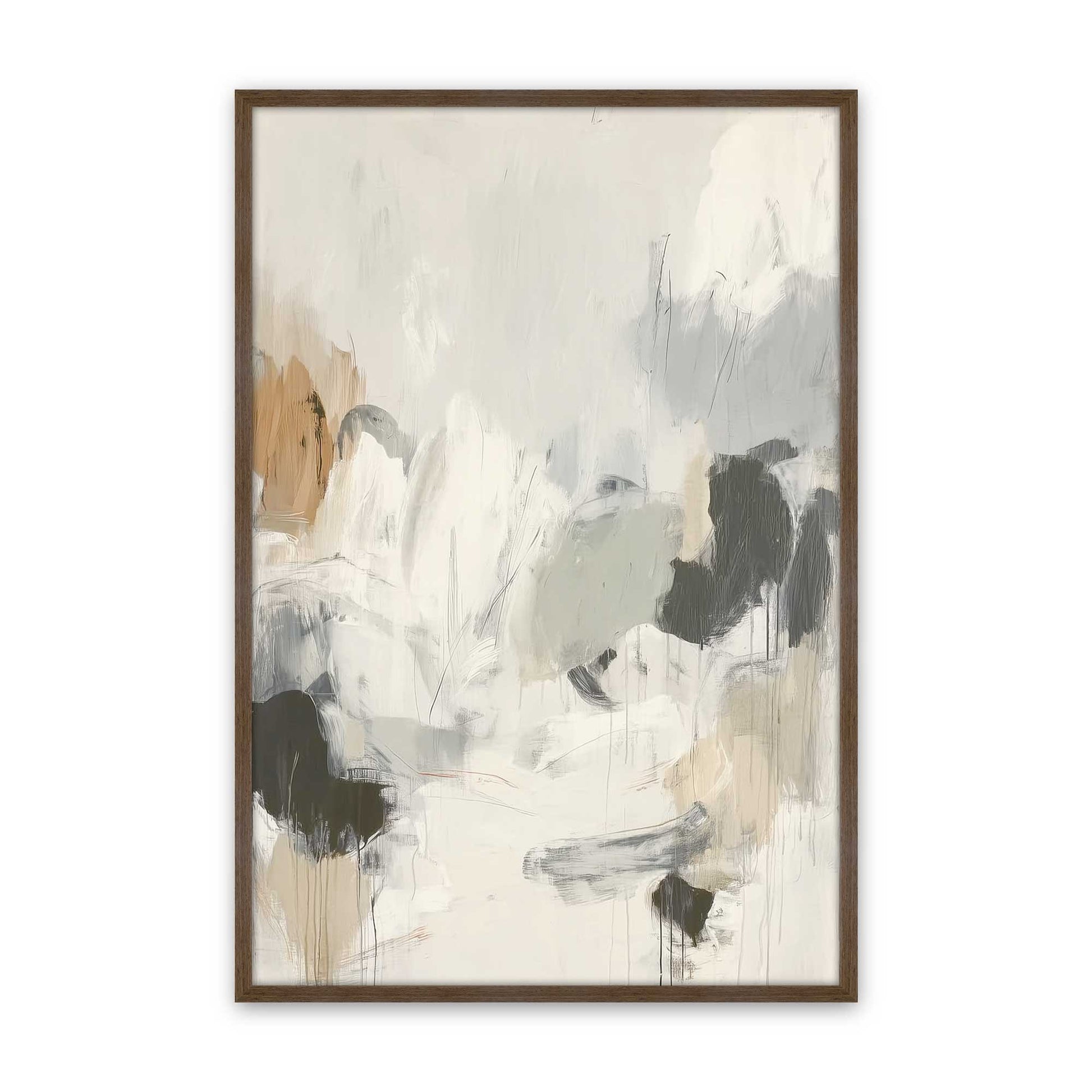 [Color:Walnut], Picture of art in a Walnut frame