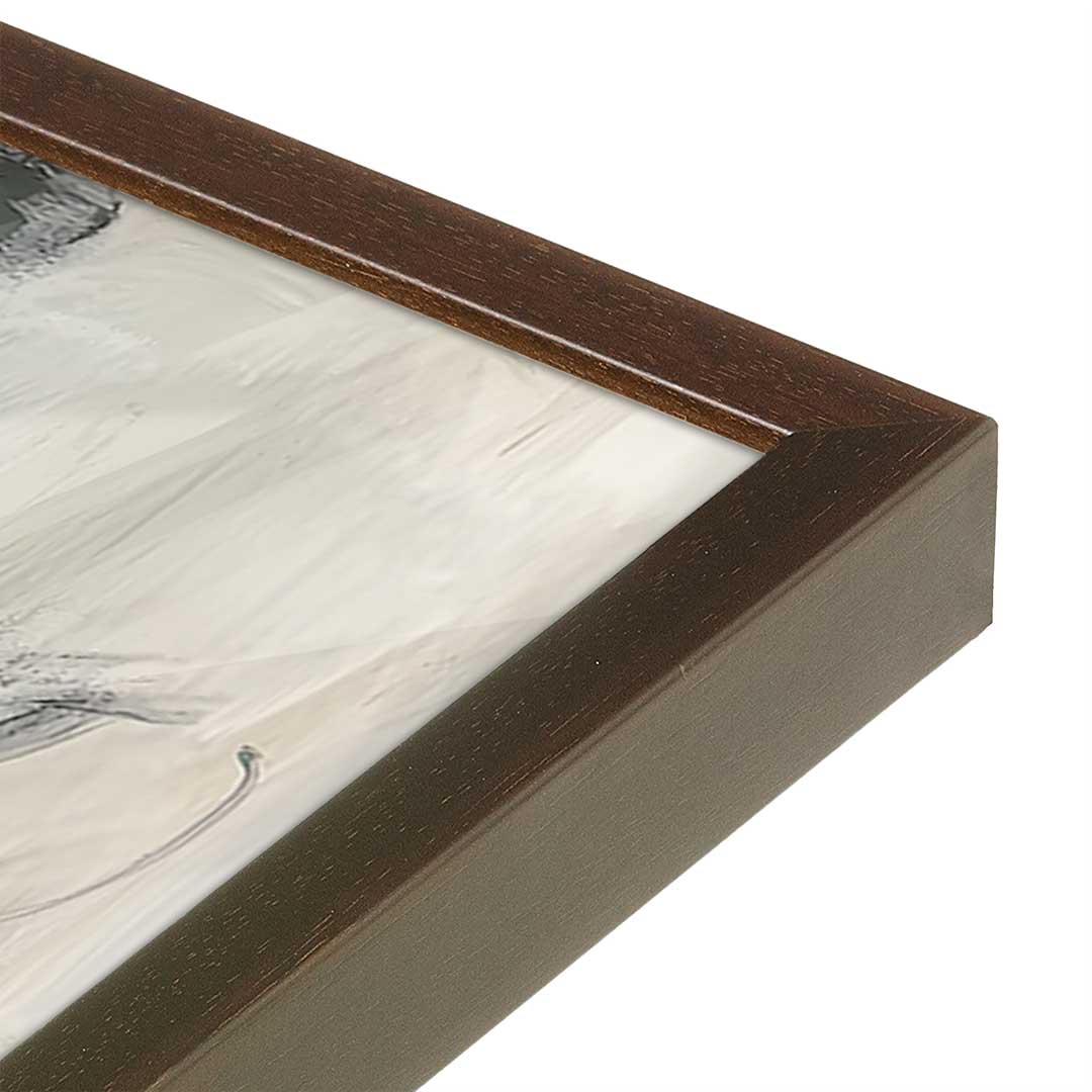 [Color:Belvinder Brown], Picture of art in a Belvinder Brown frame at an angle