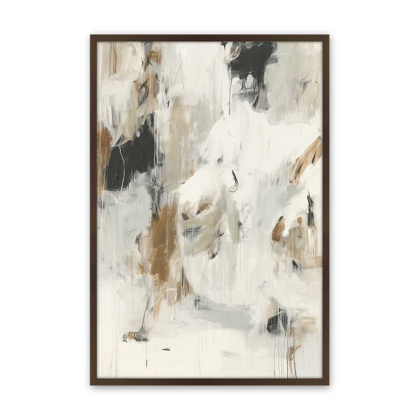 [Color:Brown], Picture of art in a Brown frame