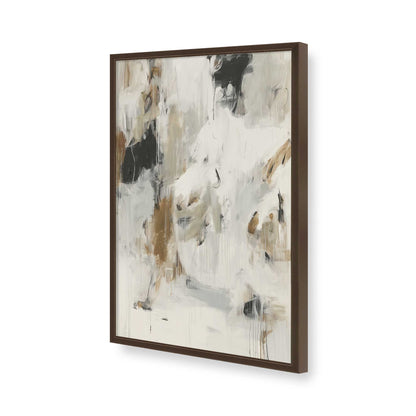 [Color:Brown], Picture of art in a Brown frame of the corner