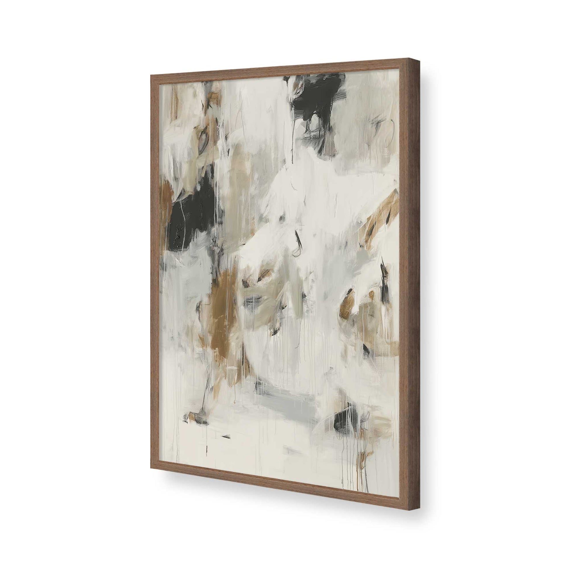 [Color:Walnut], Picture of art in a Walnut frame of the corner