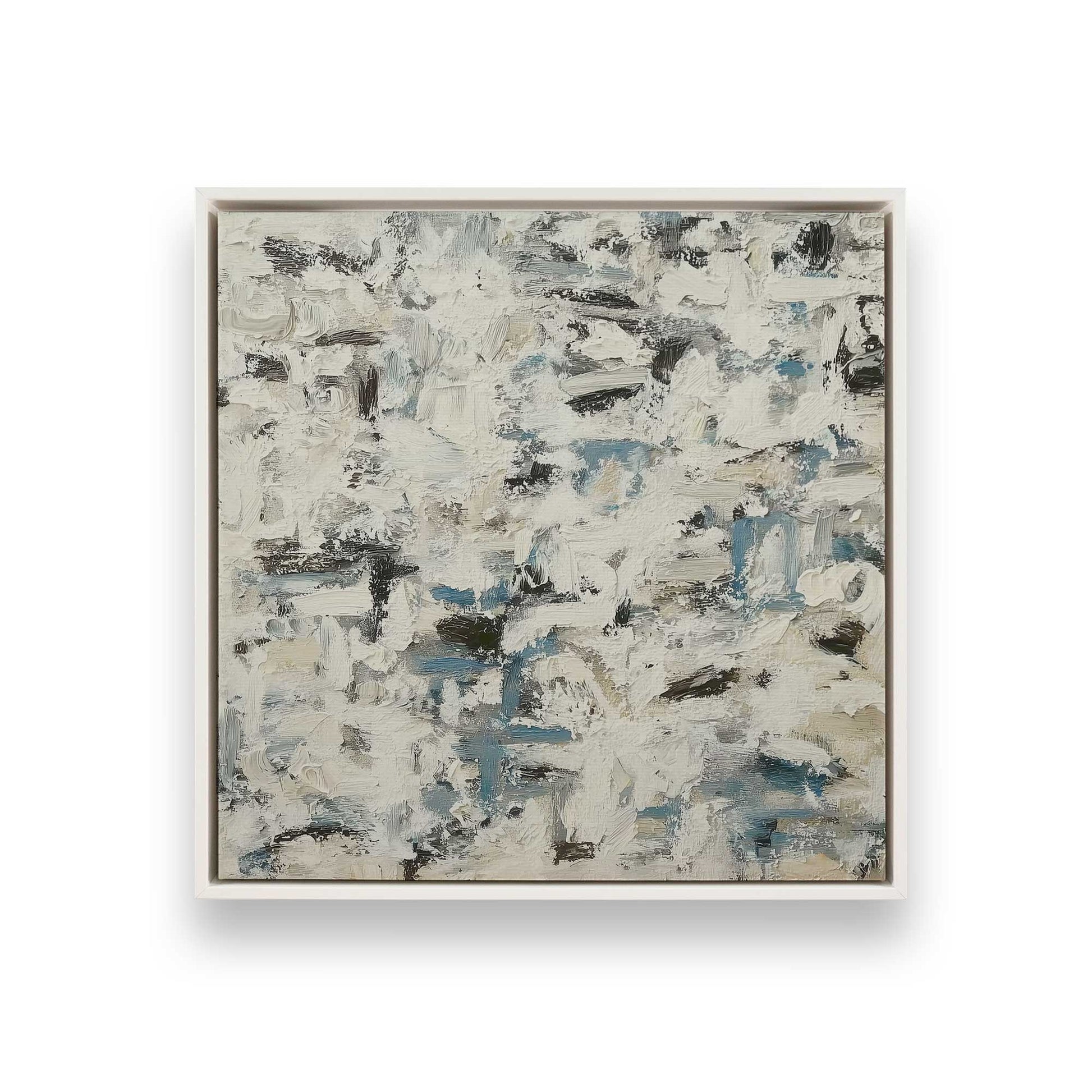 [Color:Opaque White], Picture of art in a White frame
