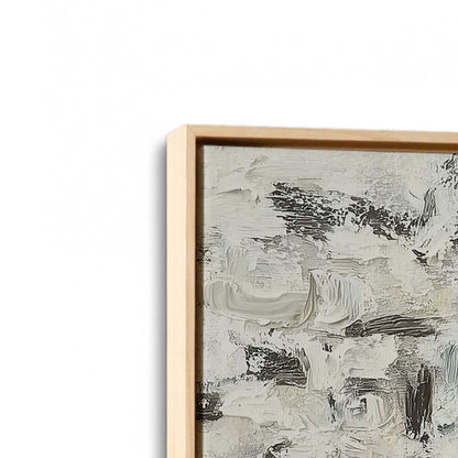 [Color:American Maple], Picture of art in a American Maple frame at an angle