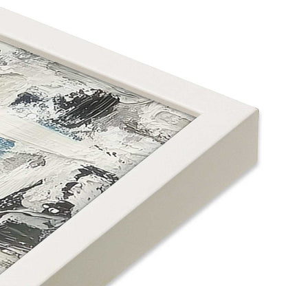 [Color:Opaque White], Picture of art in a Opaque White frame at an angle