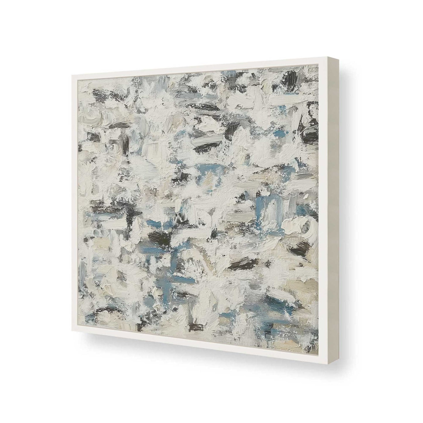 [Color:Opaque White], Picture of art in a Opaque White frame of the corner