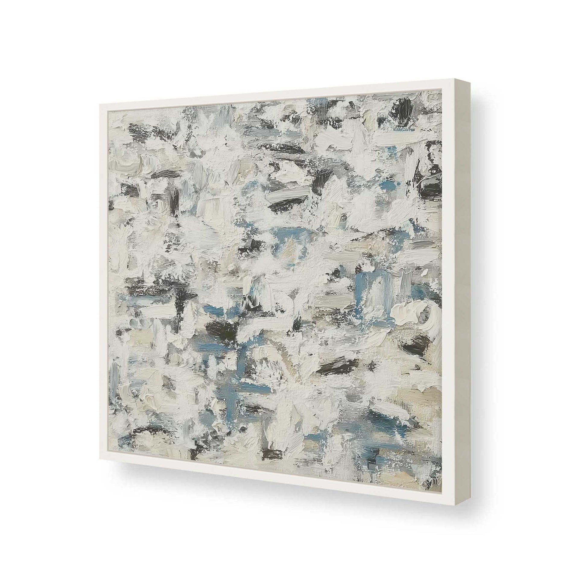 [Color:Opaque White], Picture of art in a Opaque White frame of the corner