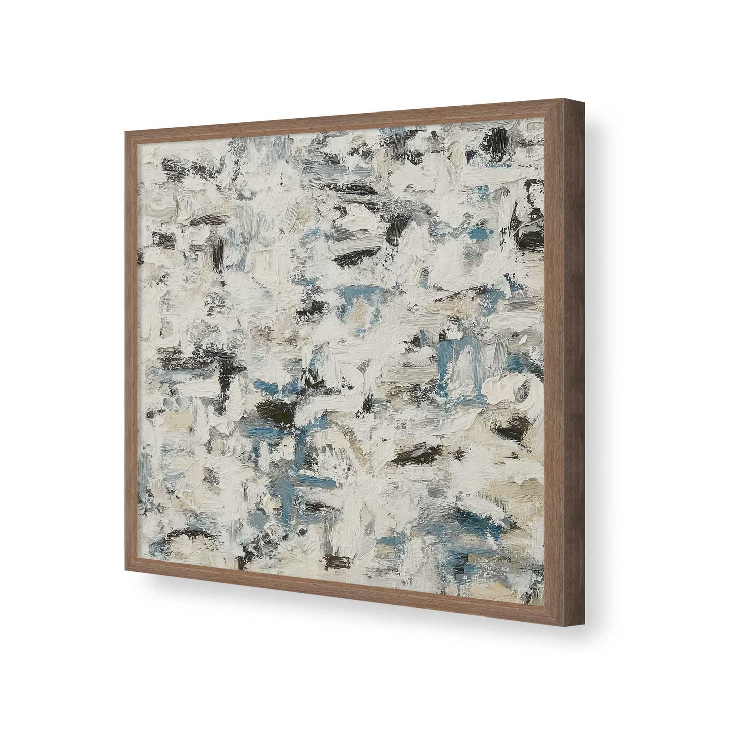 [Color:Walnut], Picture of art in a Walnut frame of the corner
