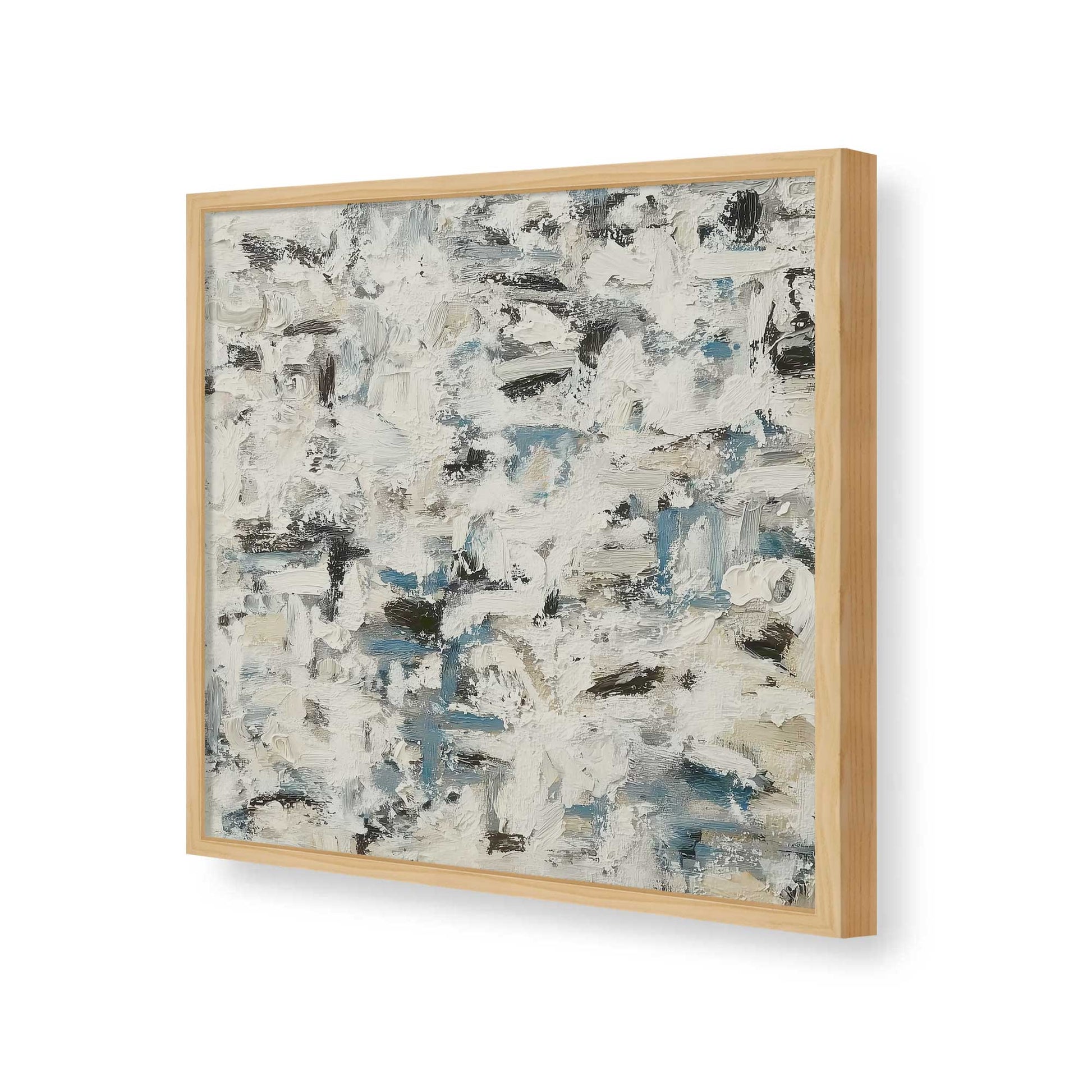 [Color:American Maple], Picture of art in a American Maple frame of the corner