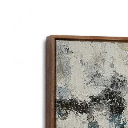[Color:Walnut], Picture of art in a Walnut frame at an angle