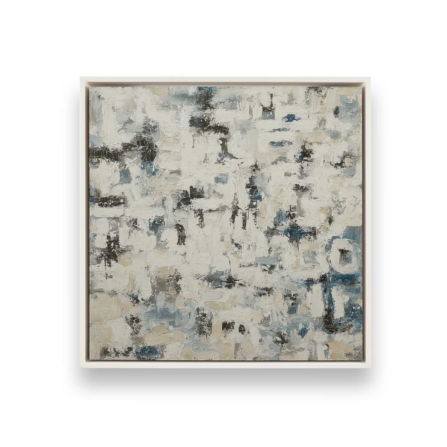 [Color:Opaque White], Picture of art in a White frame