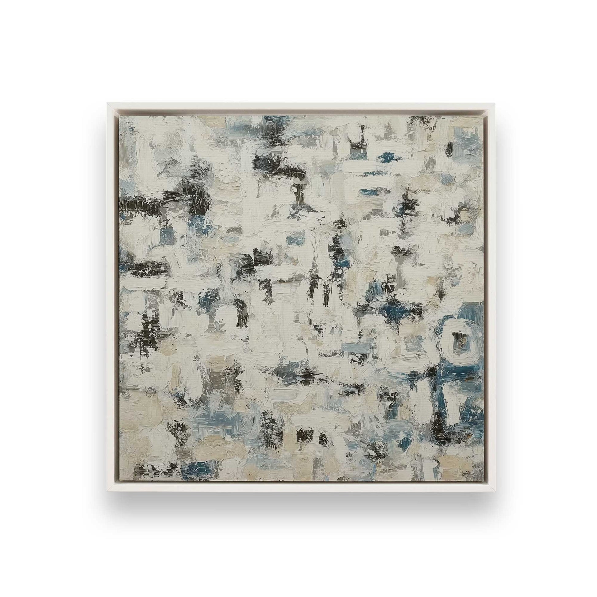 [Color:Opaque White], Picture of art in a White frame