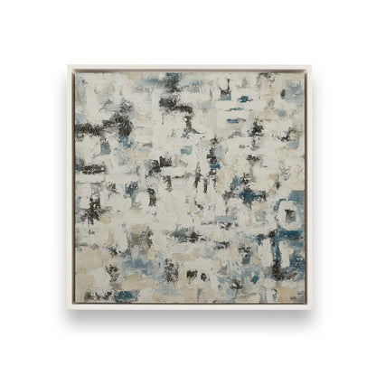 [Color:Opaque White], Picture of art in a White frame