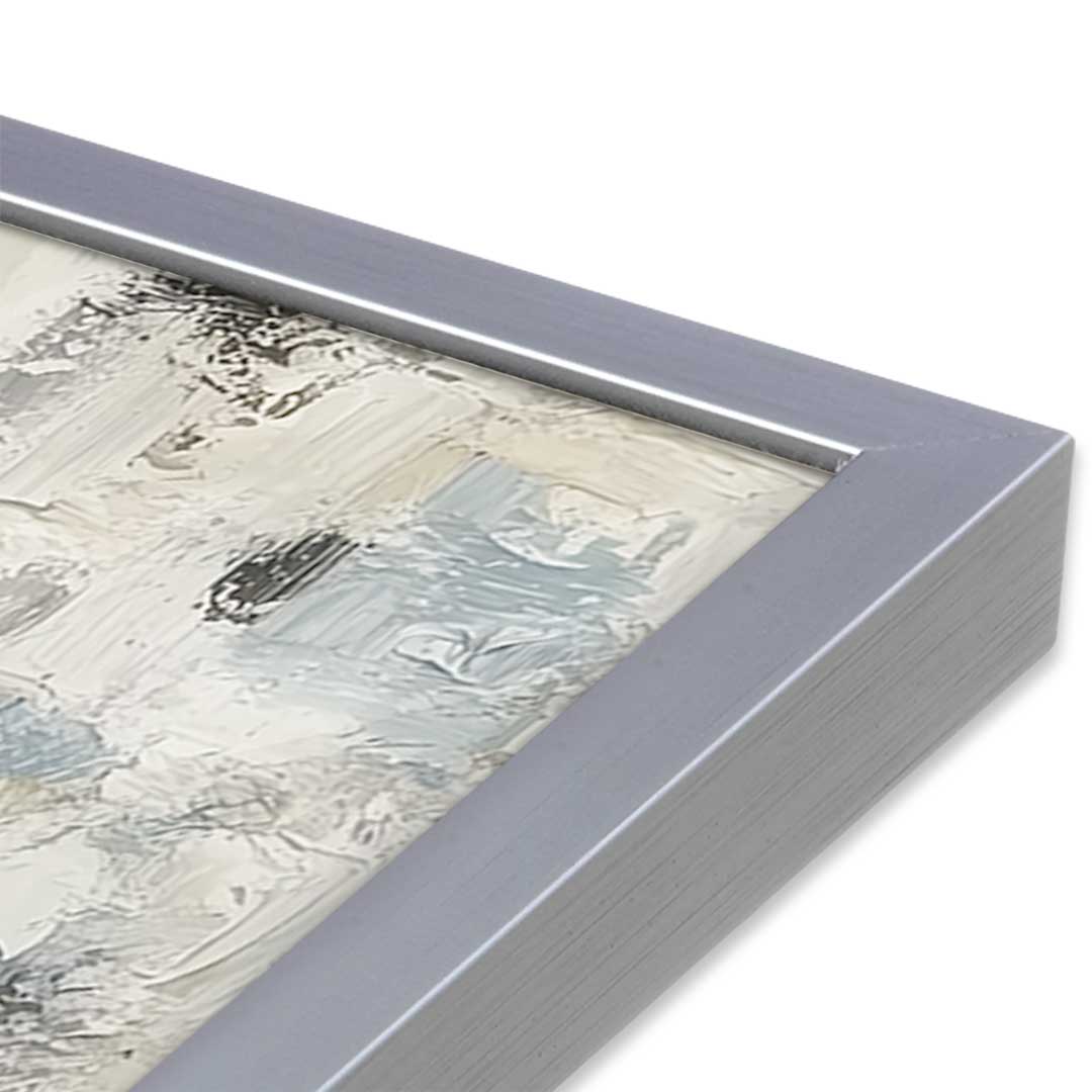 [Color:Polished Chrome], Picture of art in a Polished Chrome frame at an angle