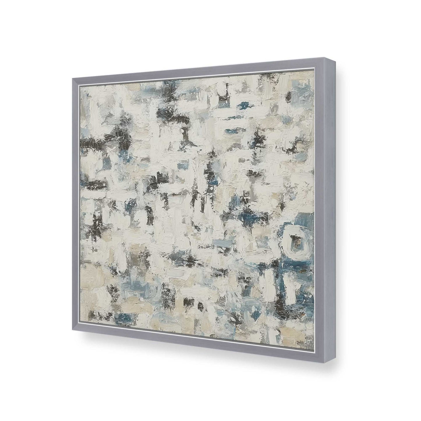 [Color:Polished Chrome], Picture of art in a Polished Chrome frame of the corner