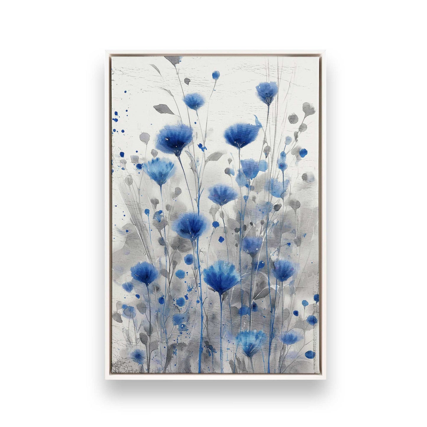 [Color:Opaque White], Picture of art in a White frame