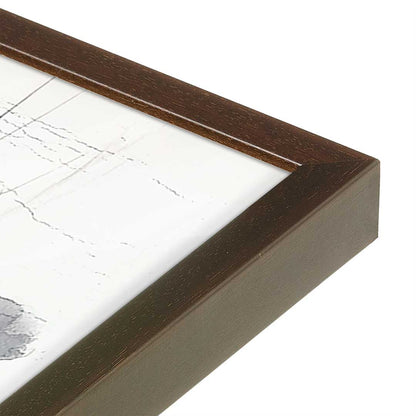 [Color:Belvinder Brown], Picture of art in a Belvinder Brown frame at an angle