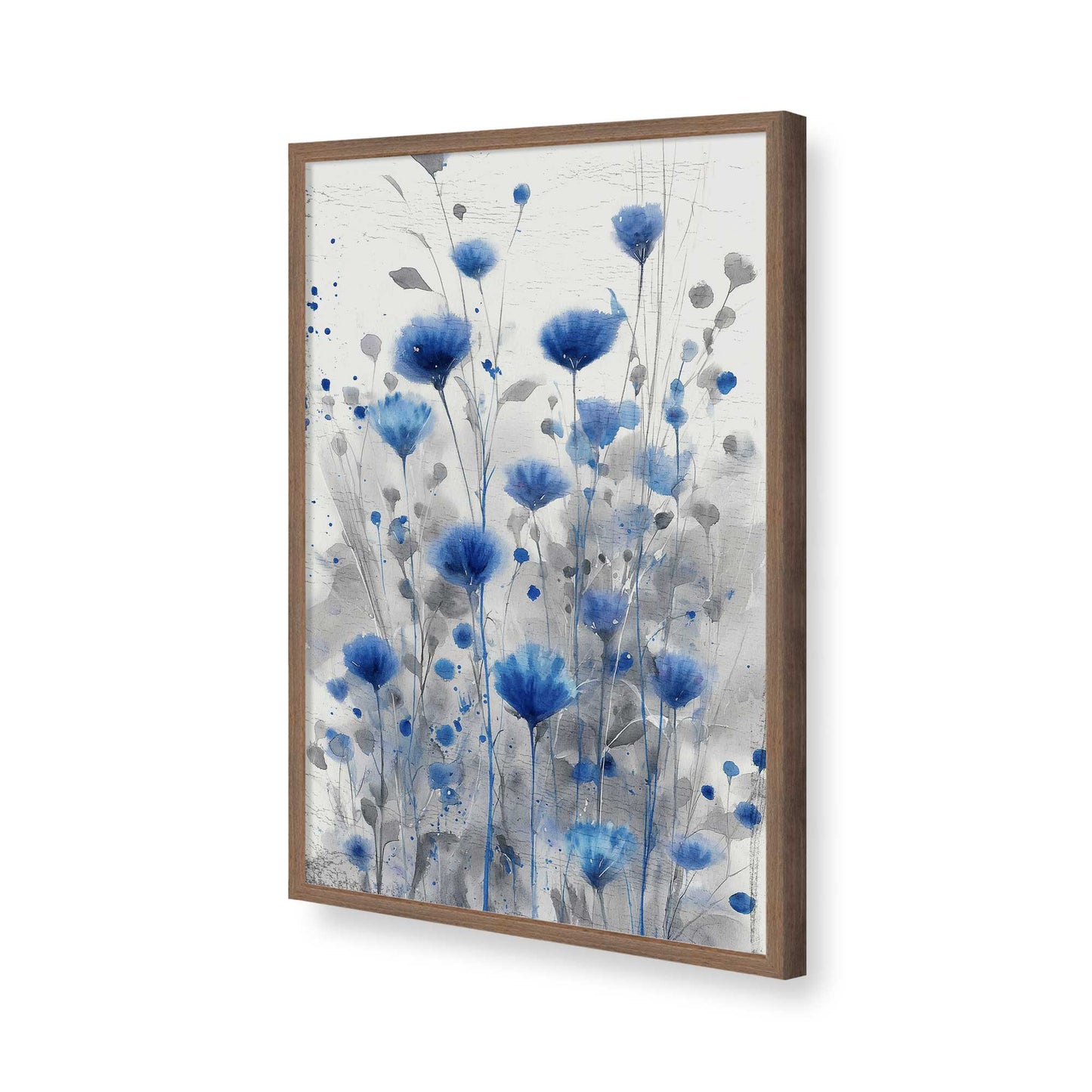 [Color:Walnut], Picture of art in a Walnut frame of the corner