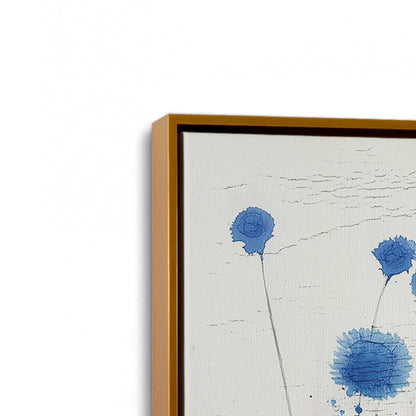 [Color:Polished Gold], Picture of art in a Polished Gold frame at an angle