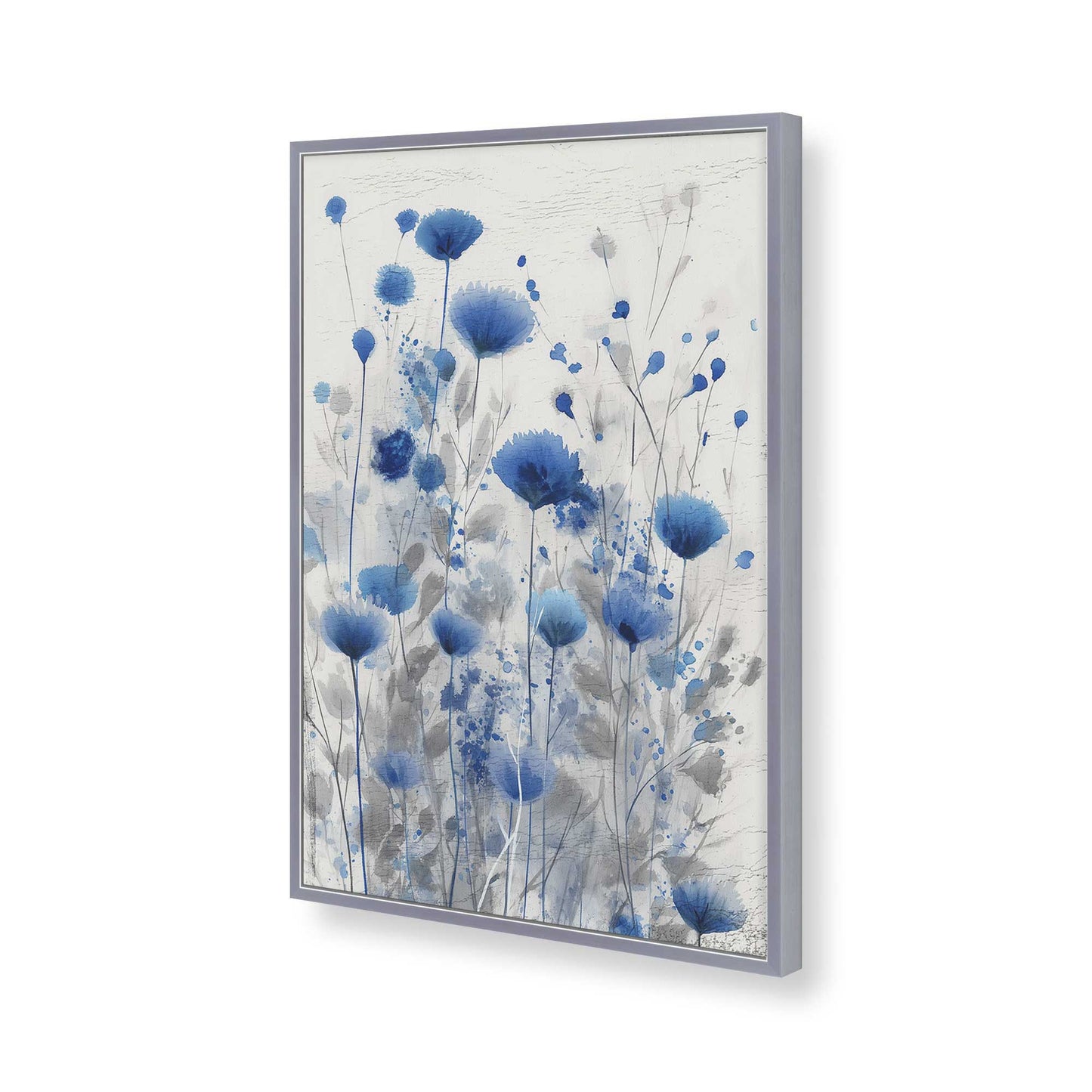 [Color:Polished Chrome], Picture of art in a Polished Chrome frame of the corner