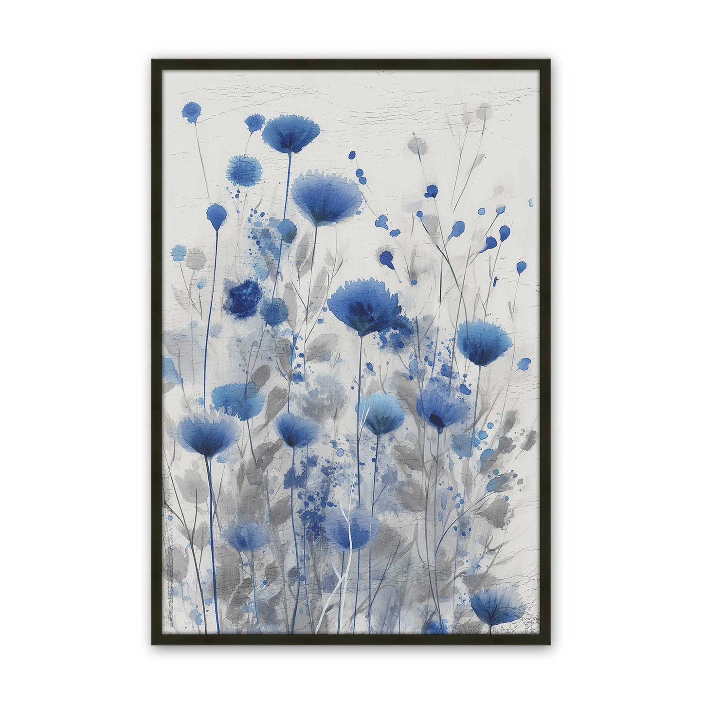 [Color:Satin Black], Picture of art in a Satin Black frame