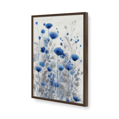[Color:Brown], Picture of art in a Brown frame of the corner