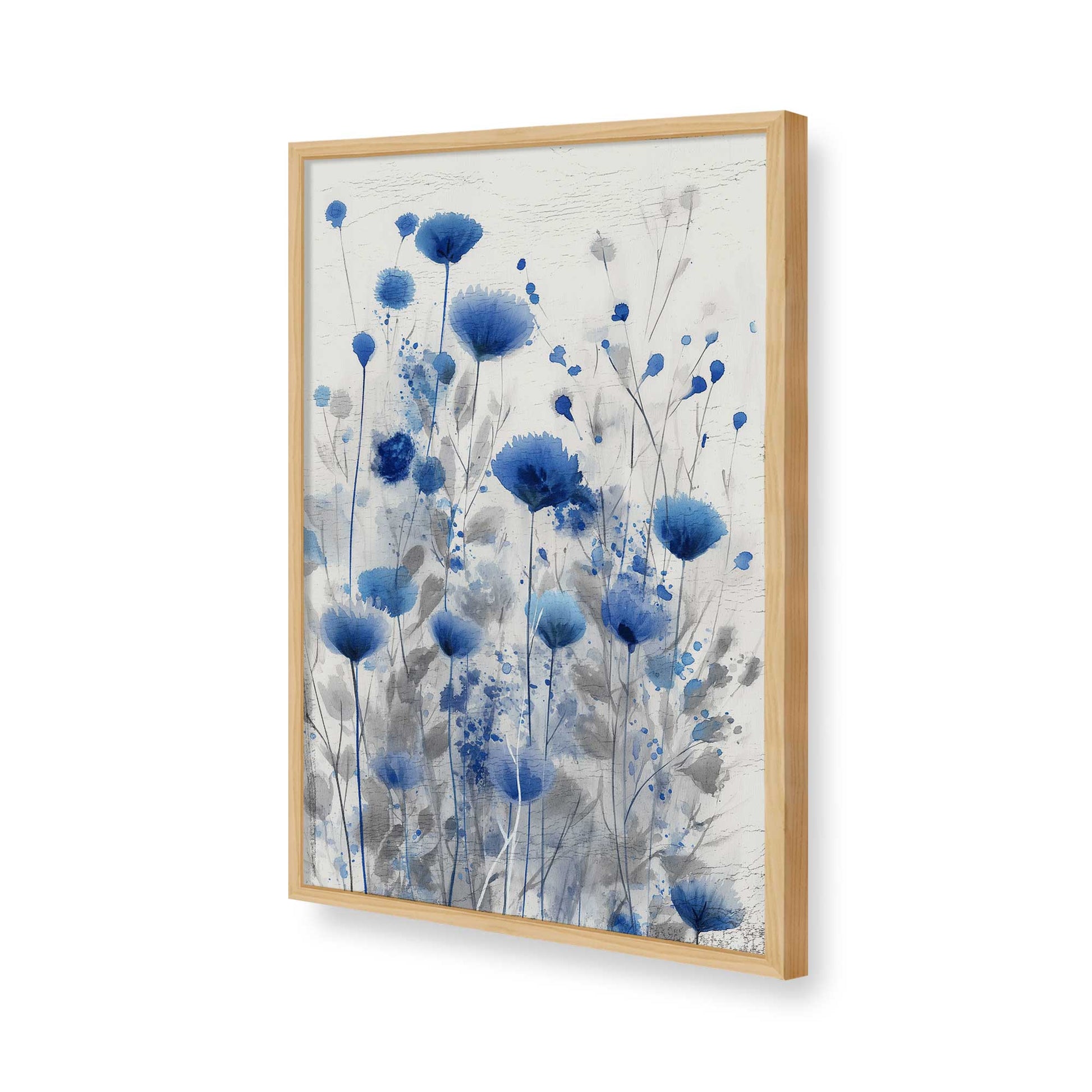 [Color:American Maple], Picture of art in a American Maple frame of the corner