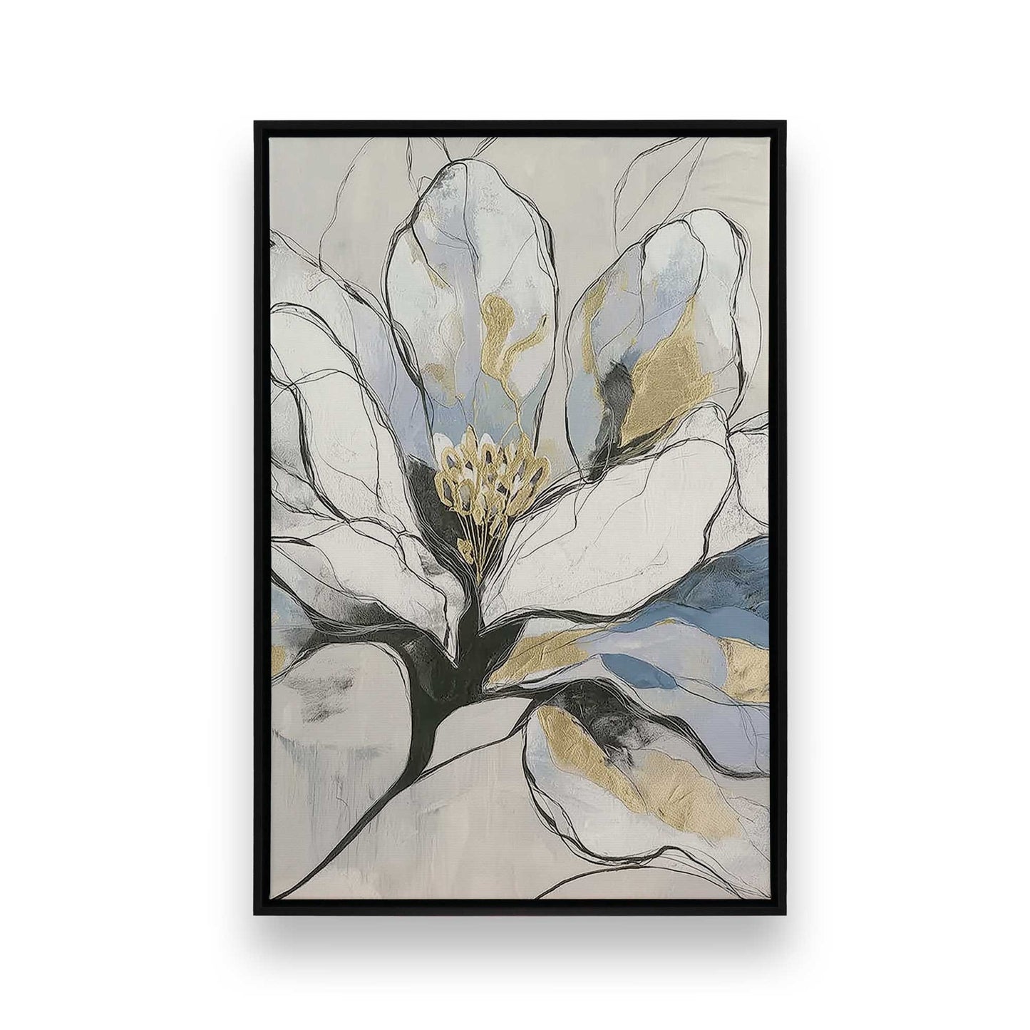 [Color:Satin Black], Picture of art in a Satin Black frame