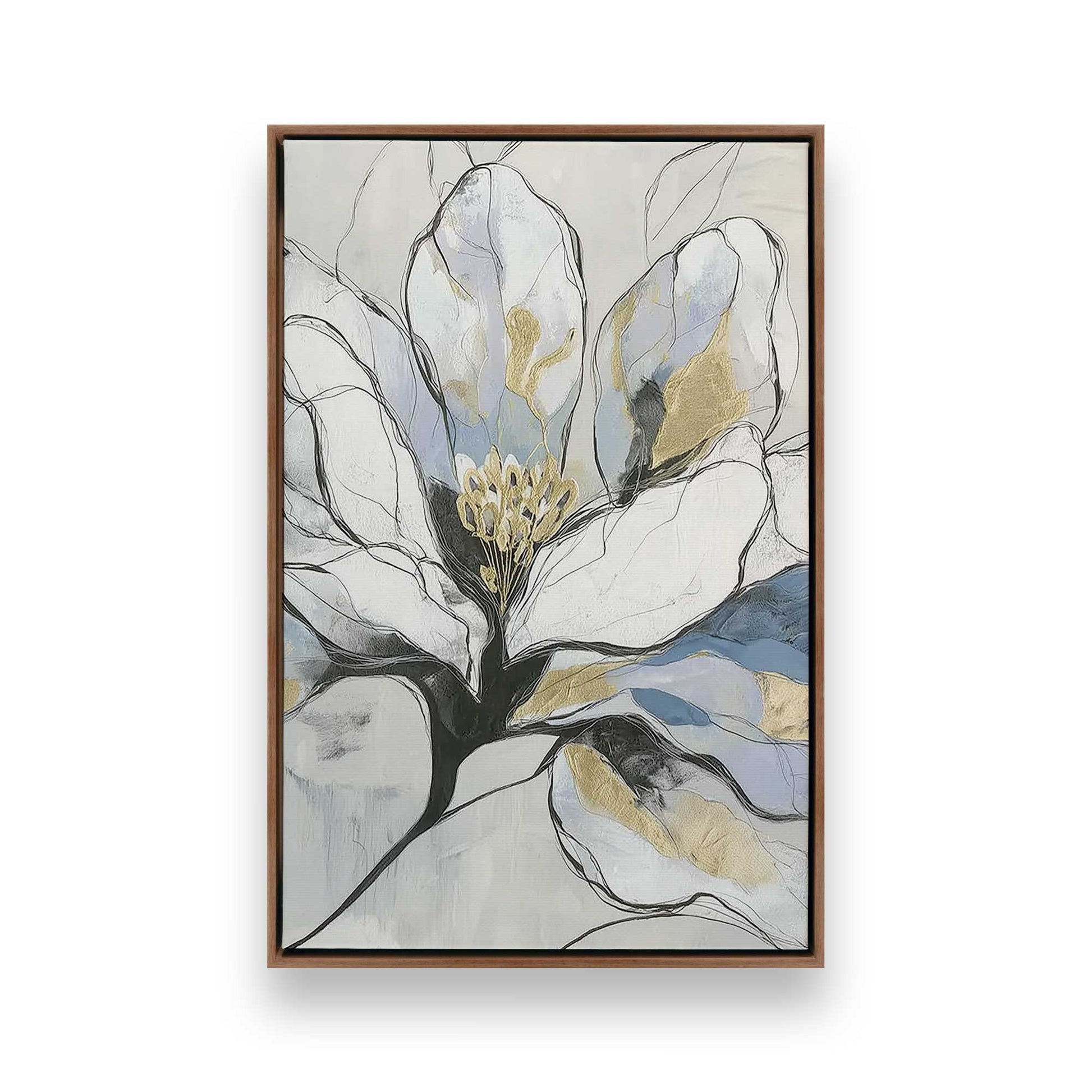 [Color:Walnut], Picture of art in a Walnut frame